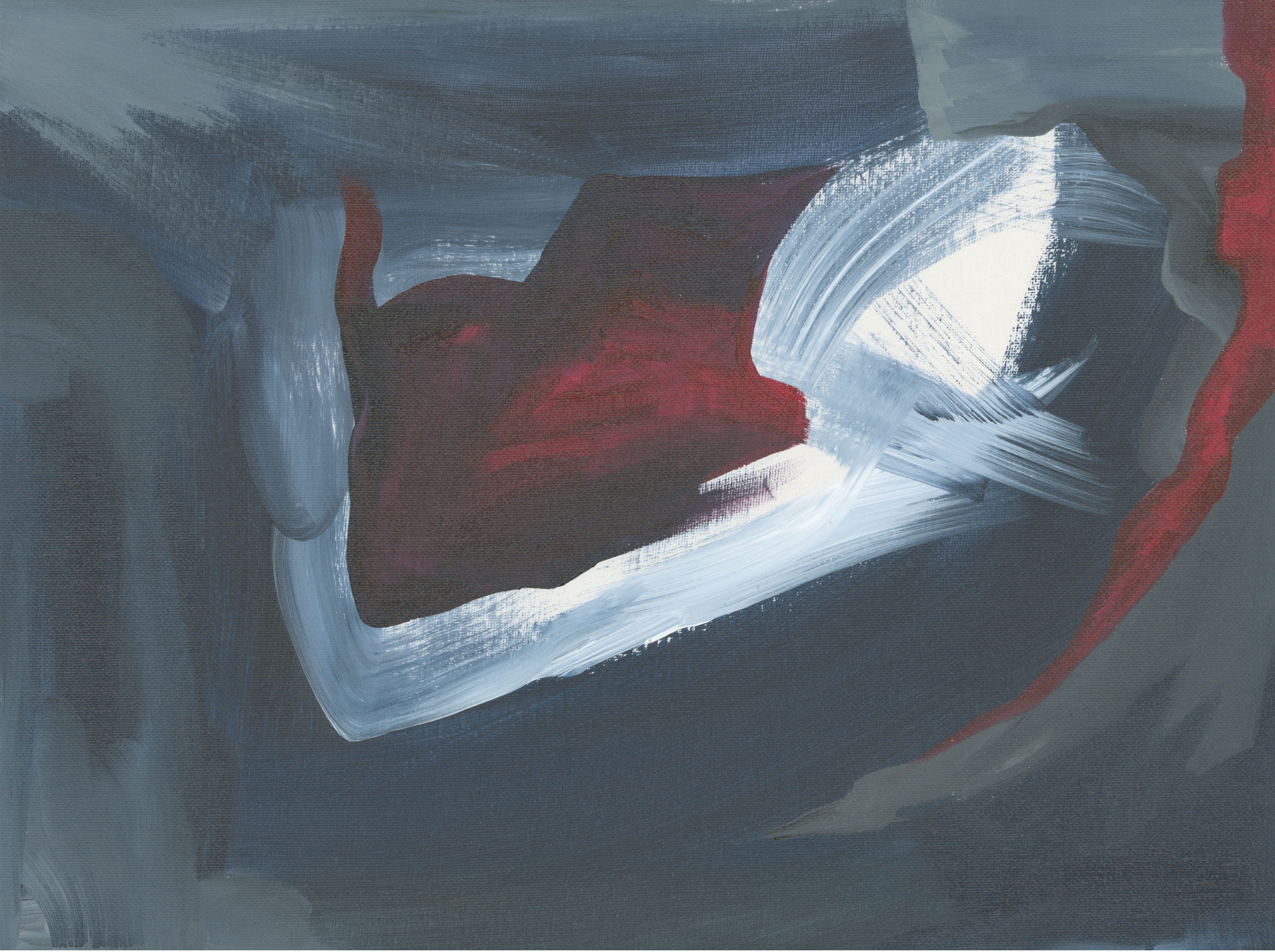 Gestural space 17, Oils