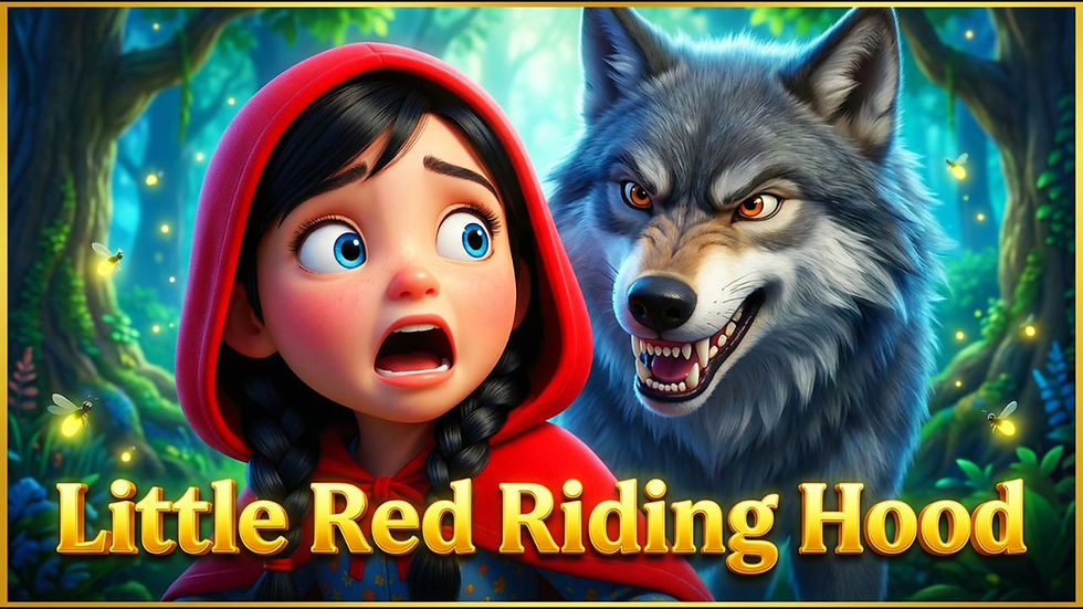 Little Red Riding Hood 3D animated story thumbnail