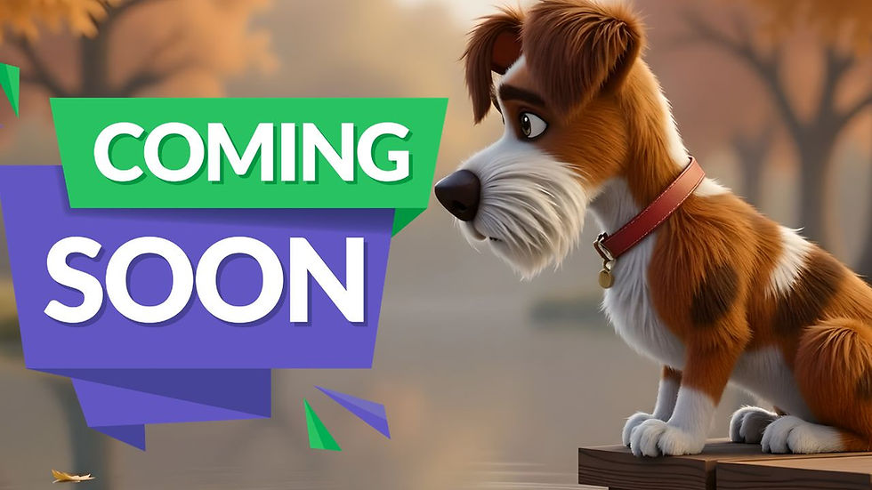 Coming soon thumbnail for The Dog and His Reflection β 3D animated story for kids