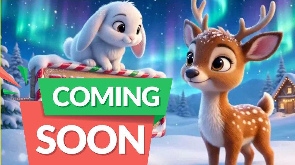 Coming soon thumbnail for The Littlest Reindeer β 3D animated story for kids
