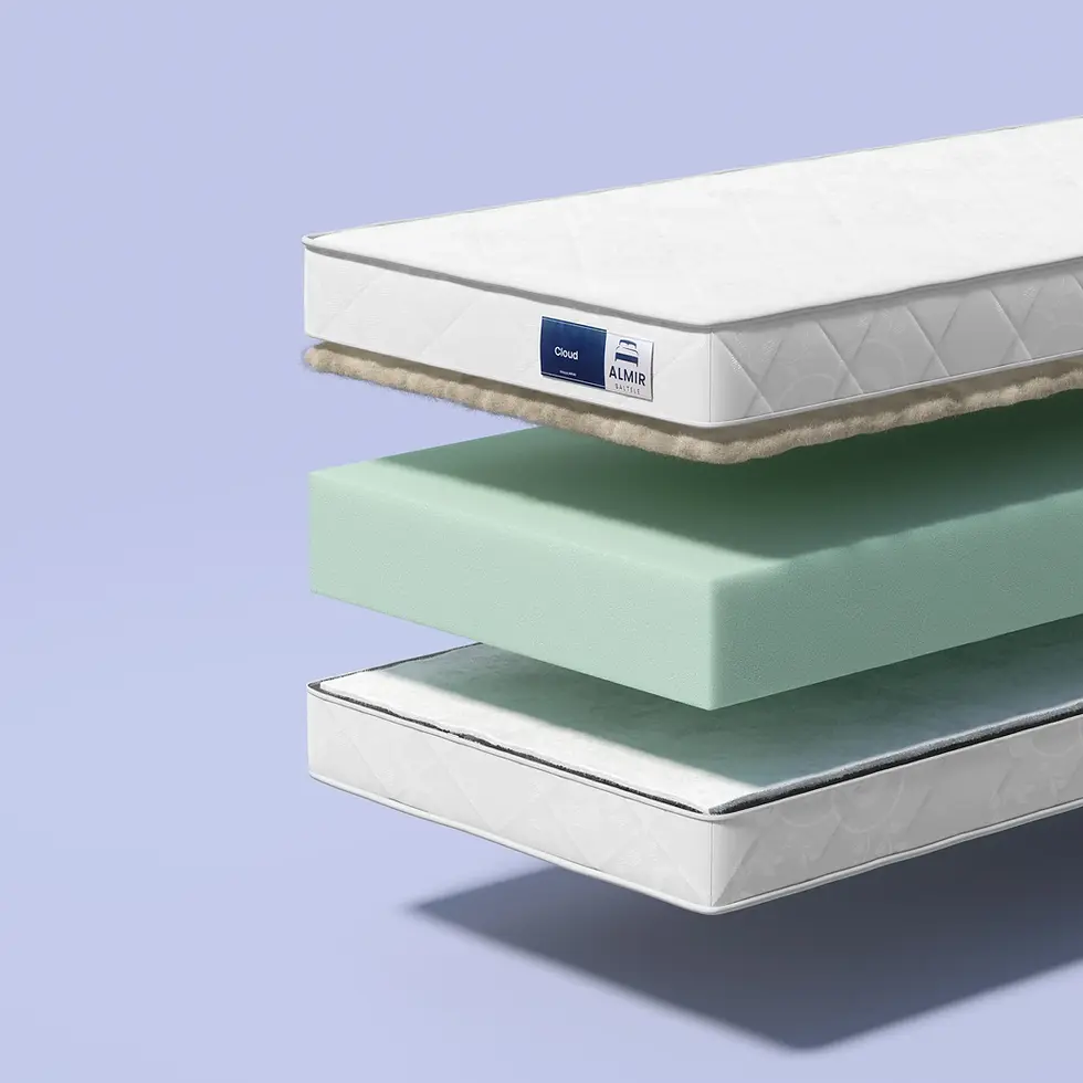 Saltea Cloud din spumă de înaltă densitate 35 kg/mc Almir