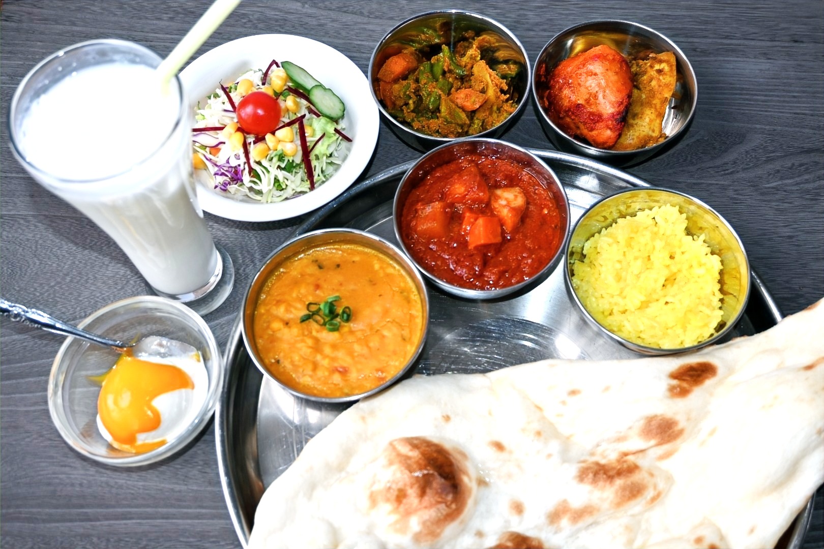 Arranged Food and Objects