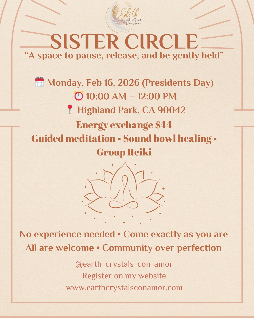 Sister Circle | 2/16/26| In person