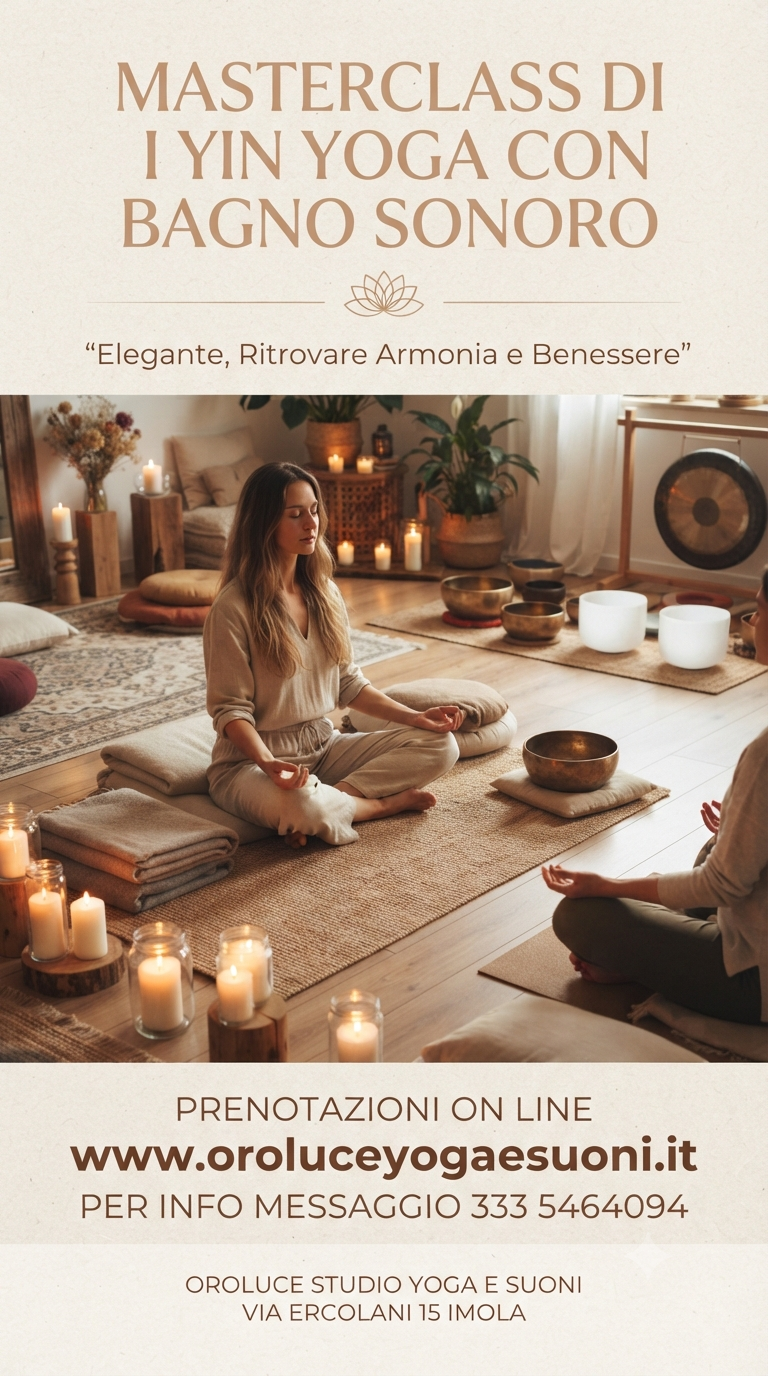 Masterclass di YIN YOGA e BAGNO SONORO