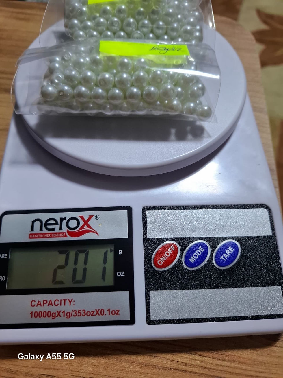 Küçük resim: 8 mm İnci Boncuk 100 gr