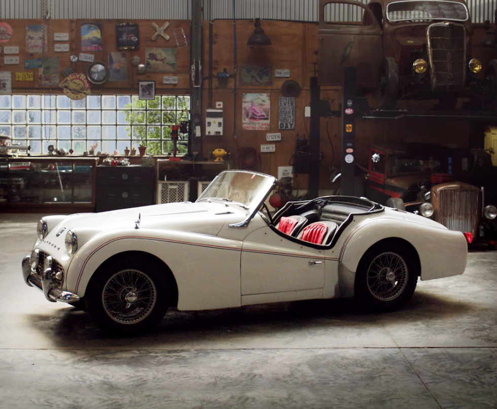 Vintage-Autowerkstatt