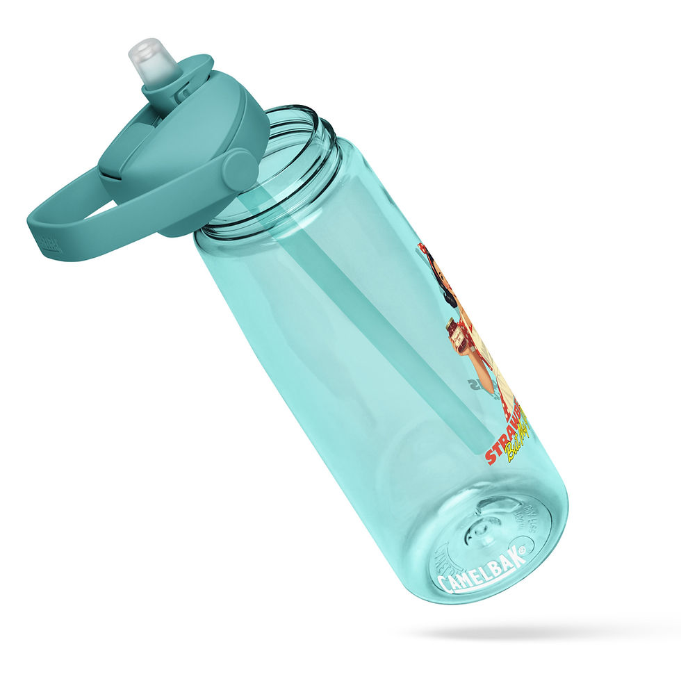 Thumbnail: Flip straw water bottle