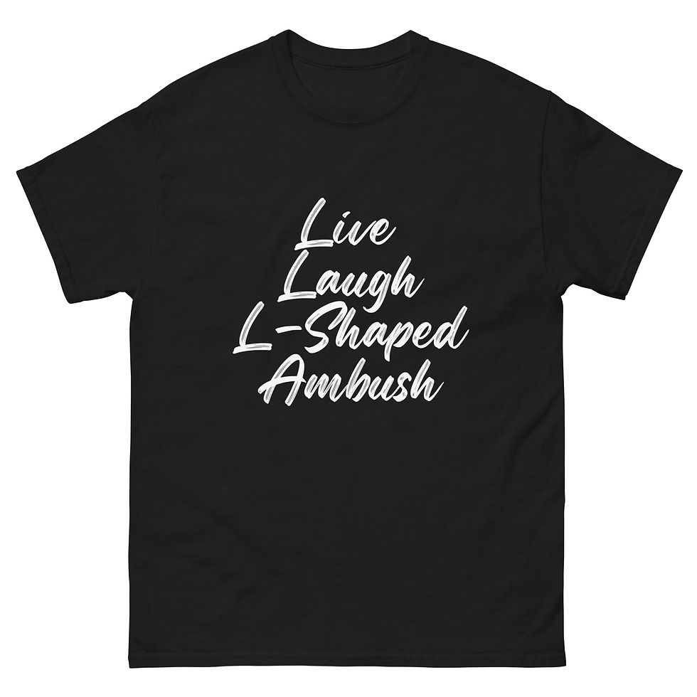 Thumbnail: Unisex classic tee / Live, Laugh, L-Shaped Ambush