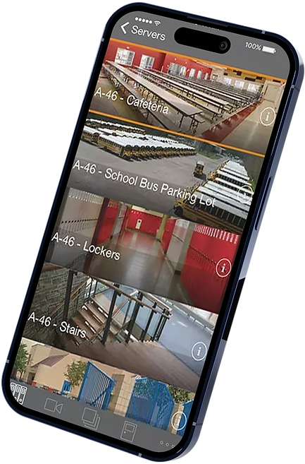 Smartphone VMS Mockup