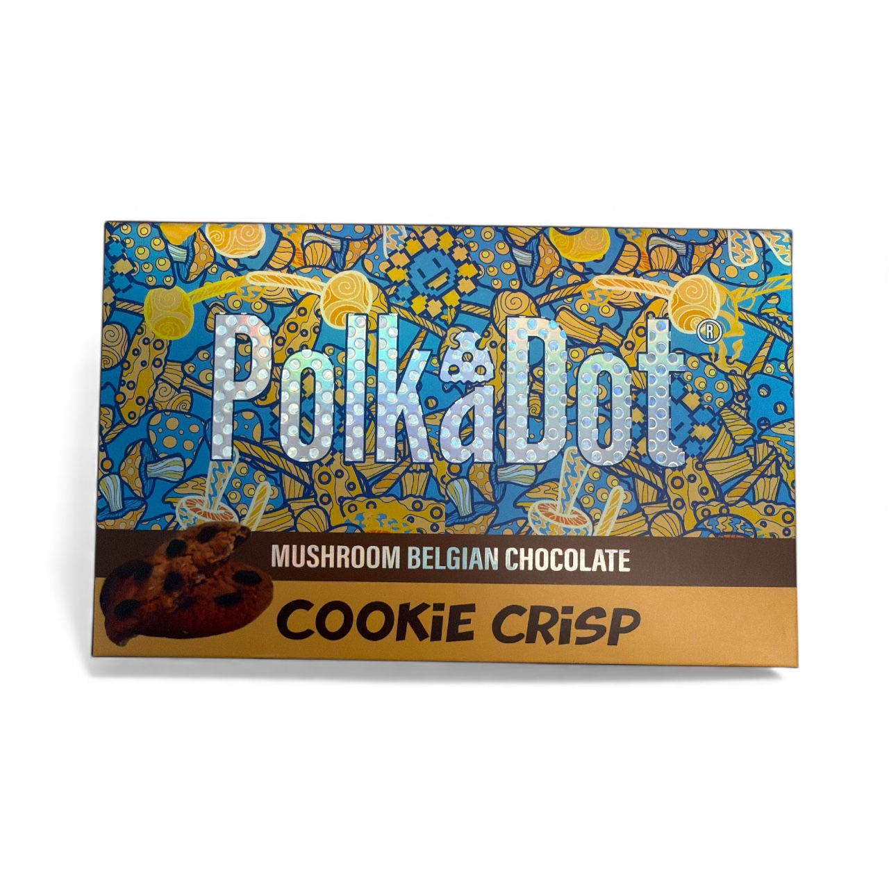 PolkaDot Mushroom Belgian Chocolate Cookie Crisp