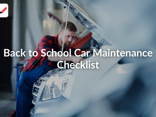 Back to School Car Maintenance Checklist