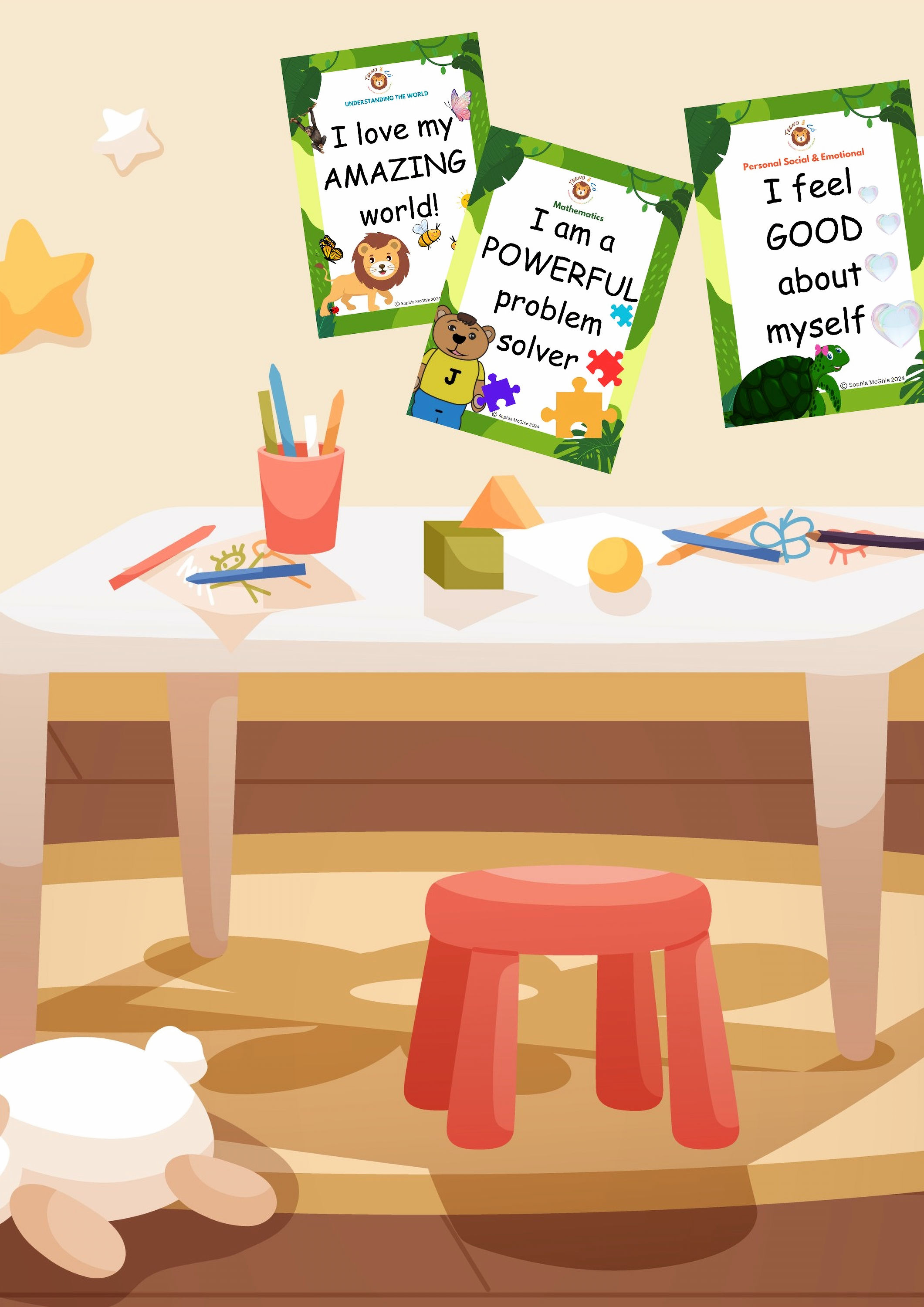 x7 EYFS Affirmation poster for nurseries