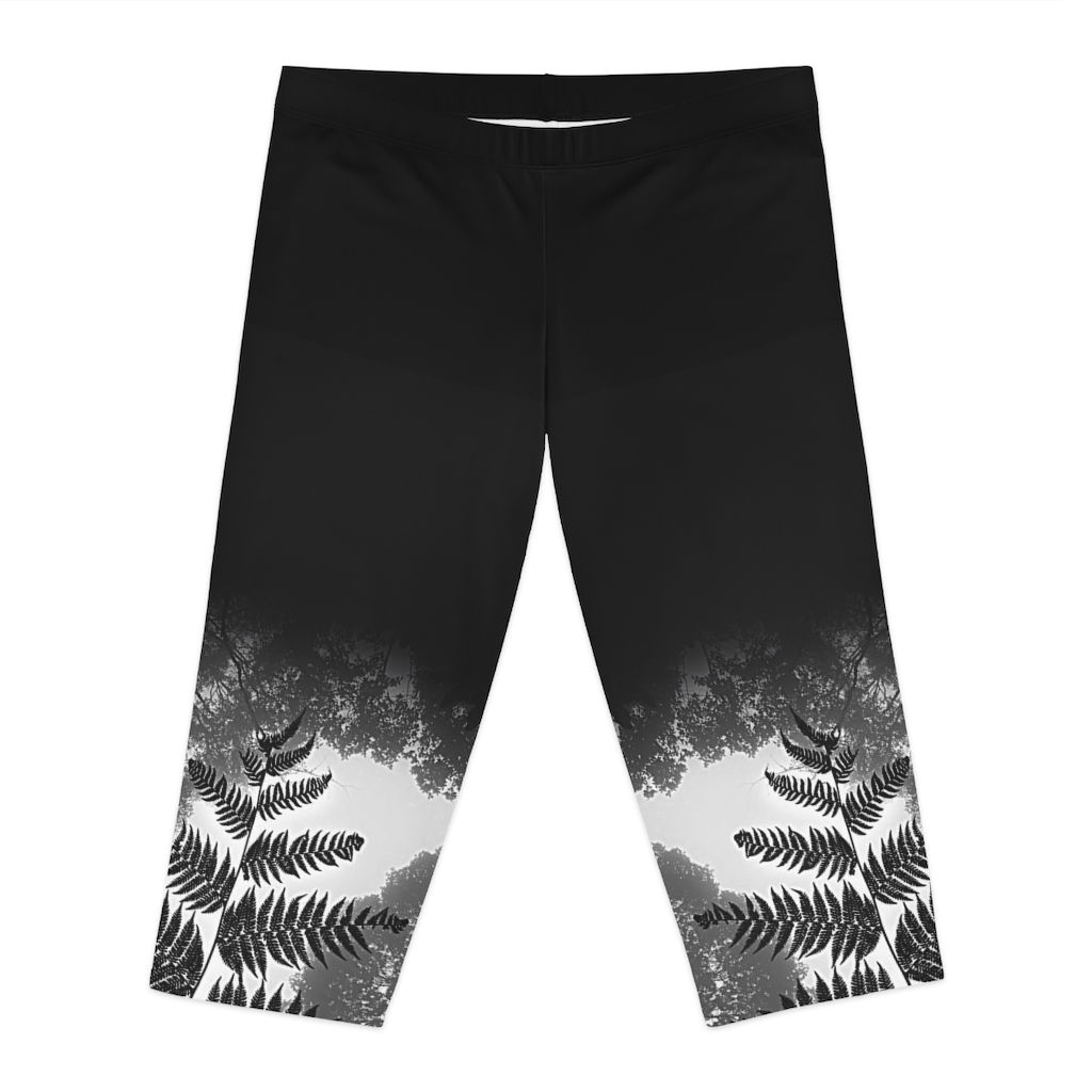Rainforest of Kilimanjaro Capri Leggings