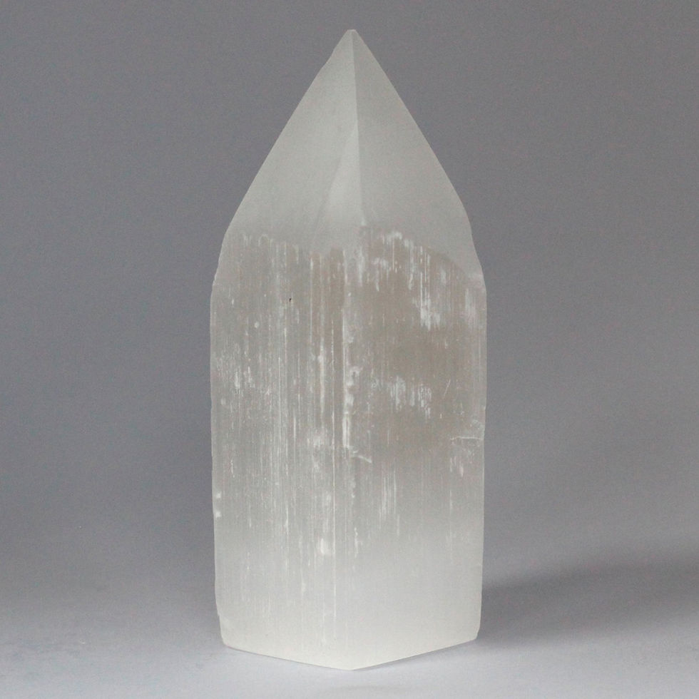 Selenite tower crystal