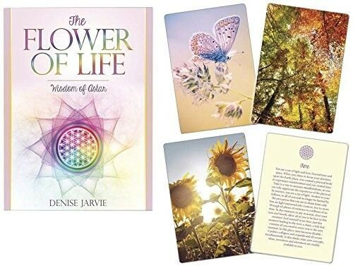 The Flower of Life: Meditation of Color cards by Denise Jarvie