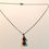 Thumbnail: Rudraksha pendant necklace, stainless steel chain