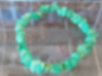 Faceted turquoise bracelet, elasticated