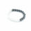 Thumbnail: Hematite and white stone beaded bracelet