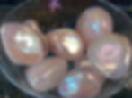 Pink Labradorite tumbled stones, iridescent crystals