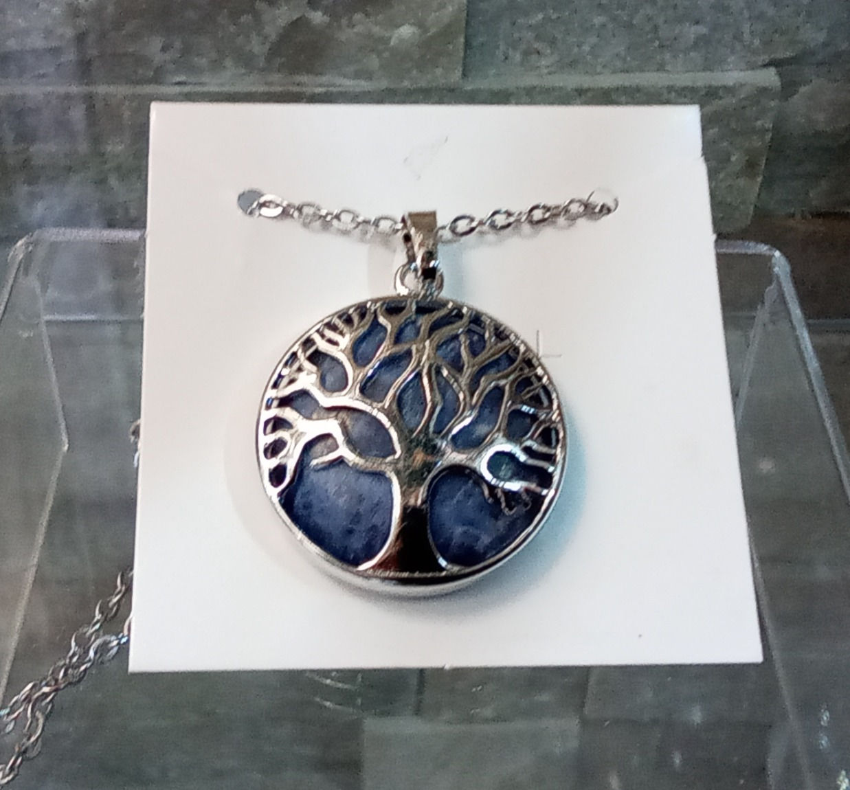 Silver Tree of Life pendant necklace