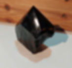 Thumbnail: Black obsidian crystal pyramid, Crystal Shop Cyprus