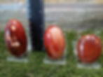 Thumbnail: Carnelian tumbled stones, various patterns