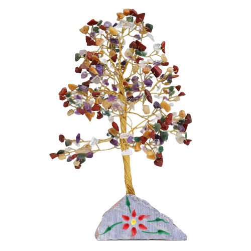 Thumbnail: Multicolored gemstone tree