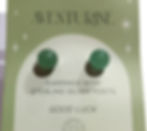 AVENTURINE Earrings with Sterling Silver Posts; Good Luck