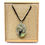 Thumbnail: Oval floral necklace pendant