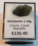 Thumbnail: Moldavite 1.58g, Chlum, Czech Republic, €126.40