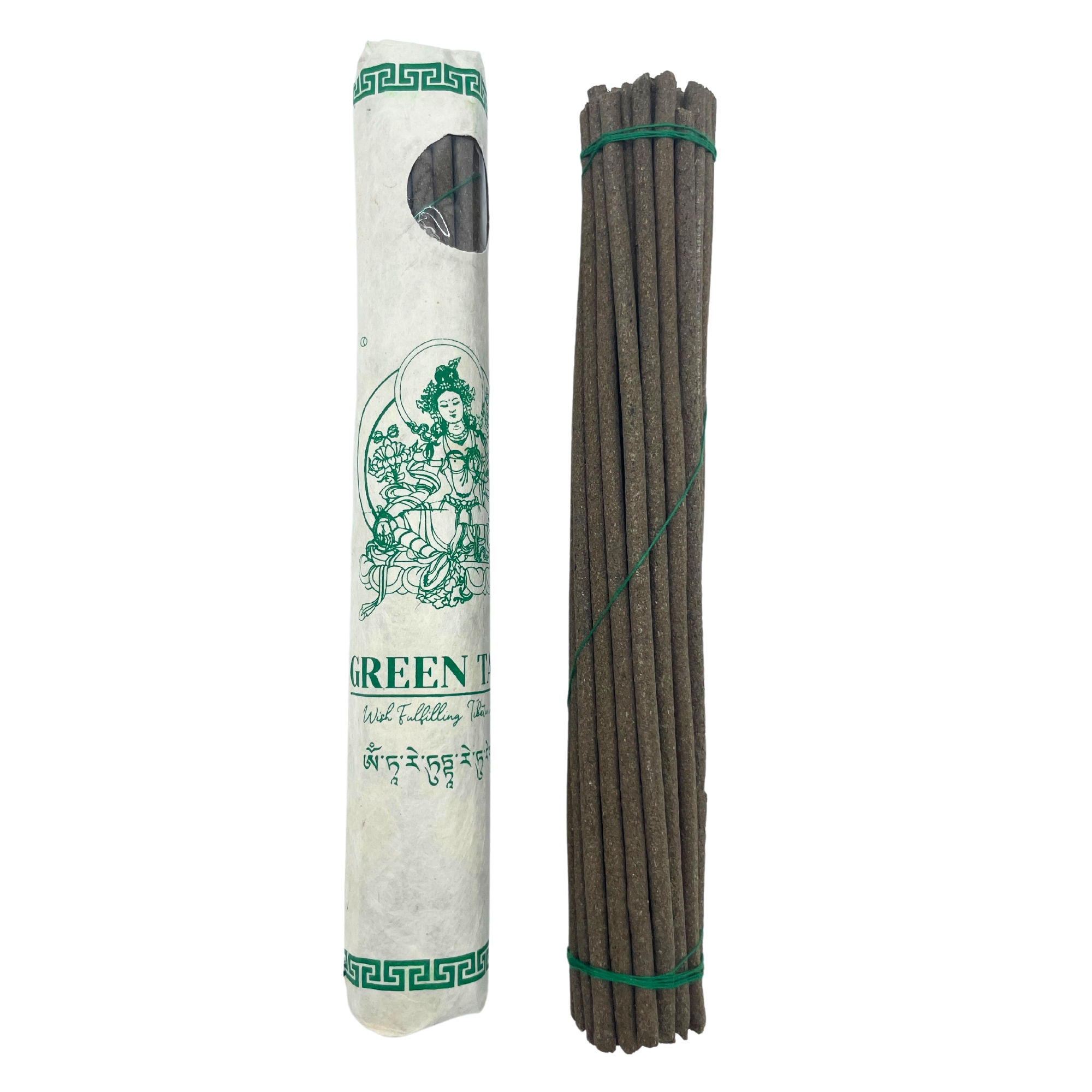 Green incense sticks