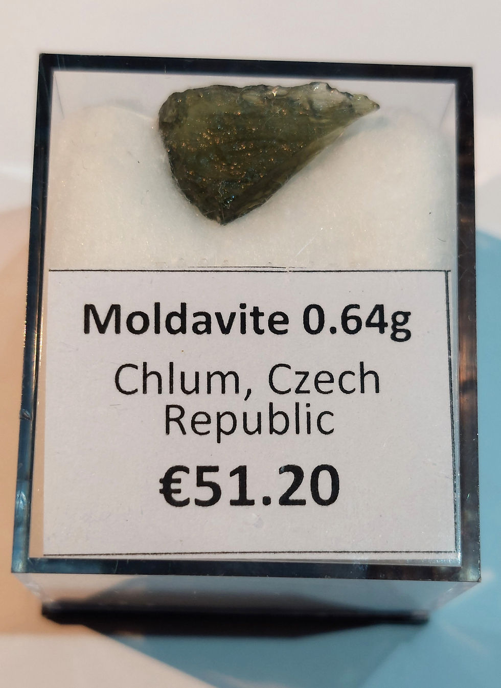 Thumbnail: Moldavite 0.64g, Chlum, Czech Republic, €51.20
