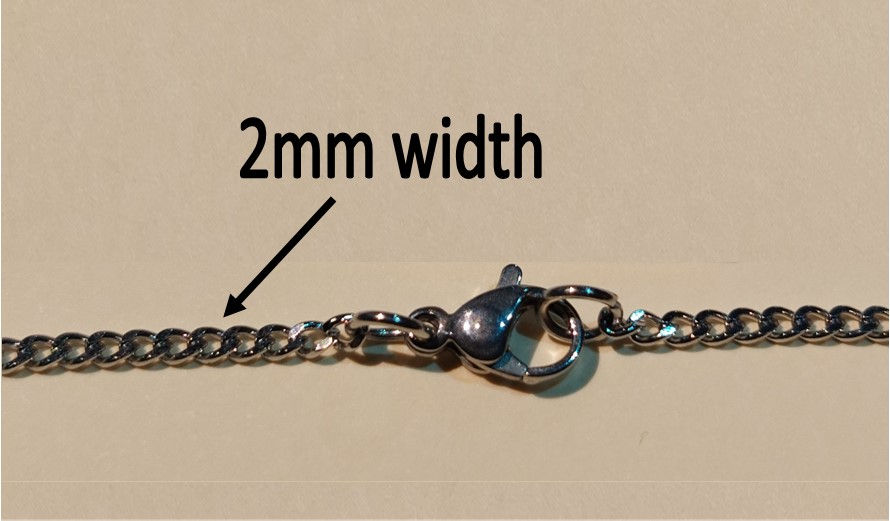 Thumbnail: 2mm width silver chain