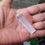 Thumbnail: Selenite stick pendant necklace