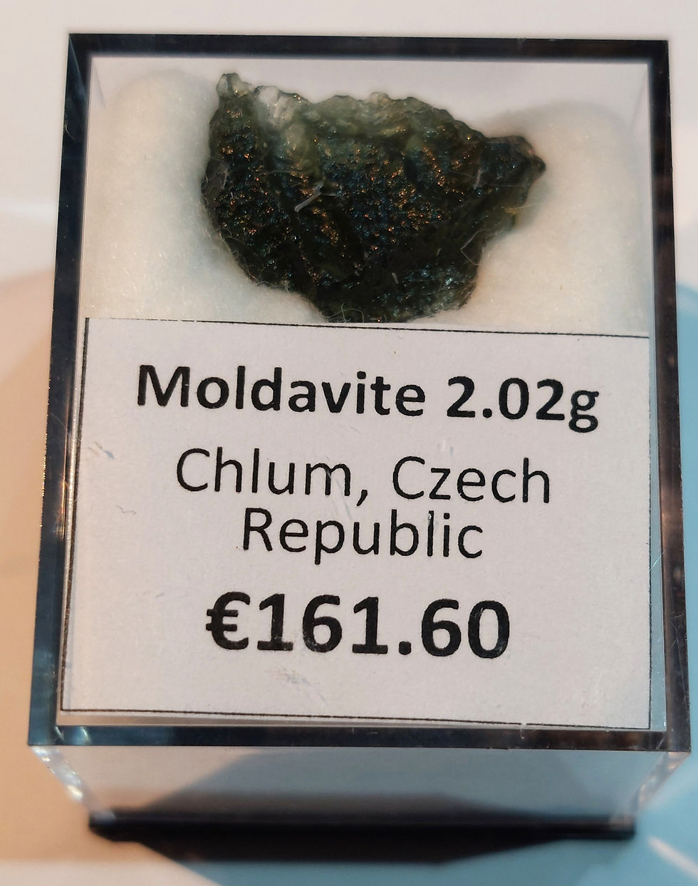 Thumbnail: Moldavite 2.02g, Chlum, Czech Republic, €161.60