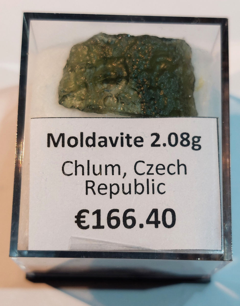 Thumbnail: Moldavite 2.08g, Chlum, Czech Republic, €166.40