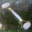 Thumbnail: White quartz facial roller, gold accents