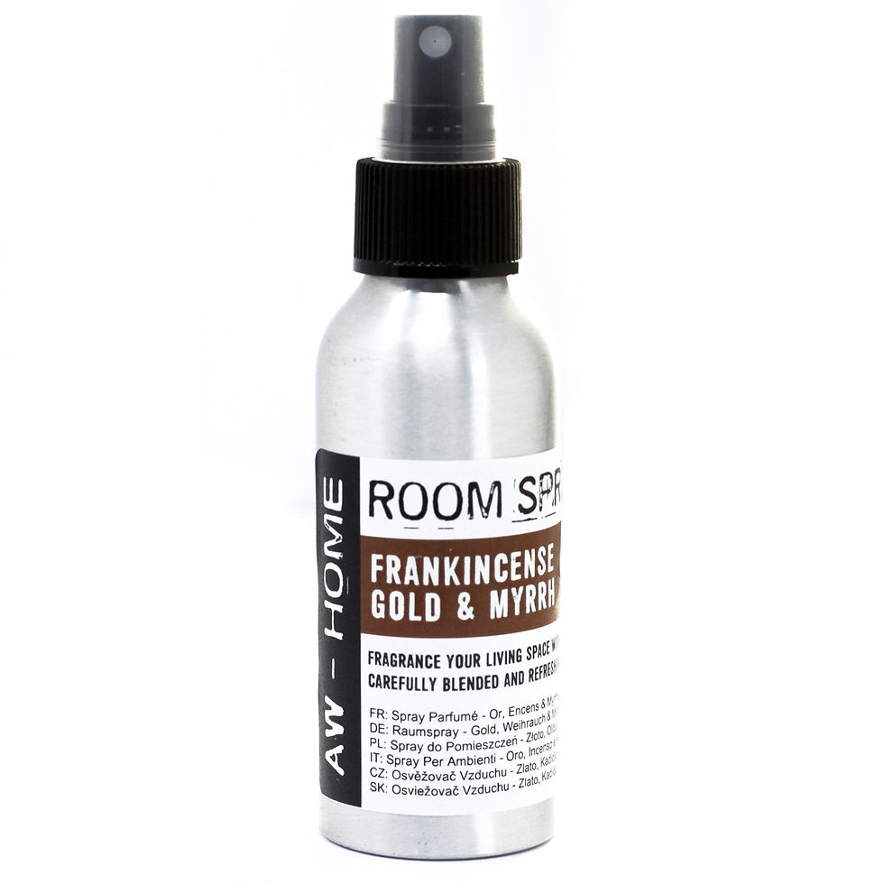 Room spray bottle: Frankincense, Gold & Myrrh
