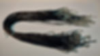 Black leather cords with silver clasps