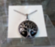 Sterling silver tree of life pendant