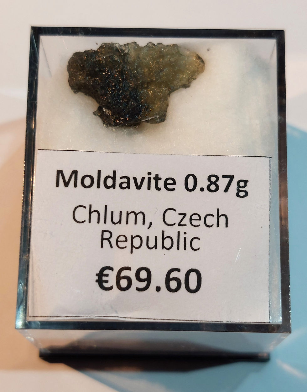 Thumbnail: Moldavite 0.87g, Chlum, Czech Republic, €69.60