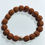 Thumbnail: Rudraksha Buddha bracelet, natural beads
