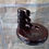 Thumbnail: Dark brown ceramic incense burner