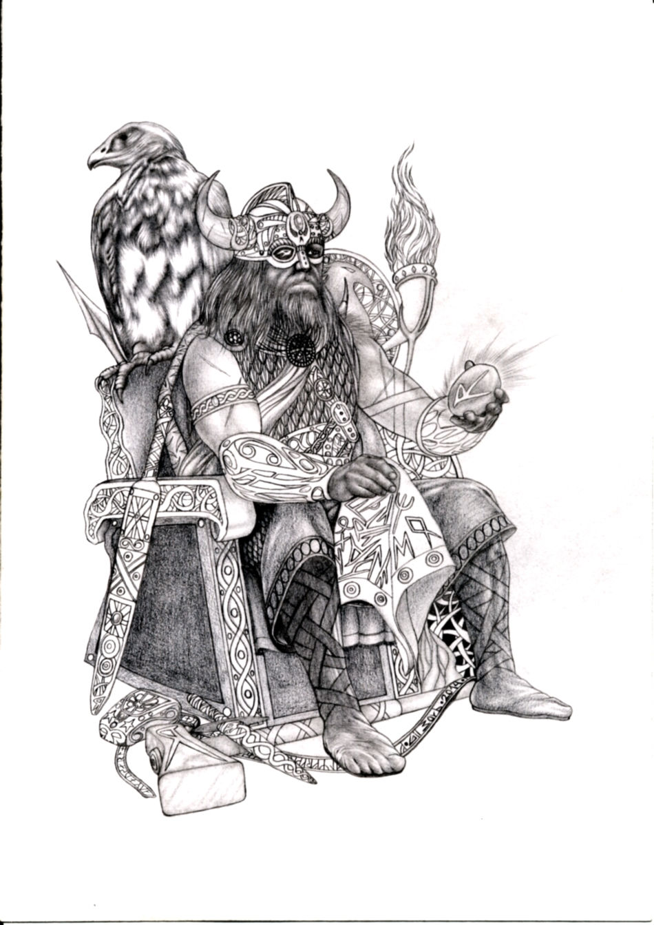 Norse king-PcInk Sample-Gil Borb.jpg