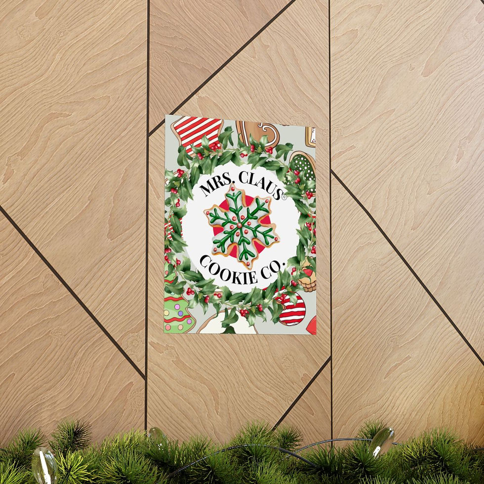 Thumbnail: Mrs. Claus® Cookie Co Matte Prints (Poster)