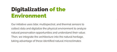 Digitalization of the Environment