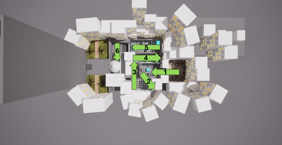 Level Layout - Level 1