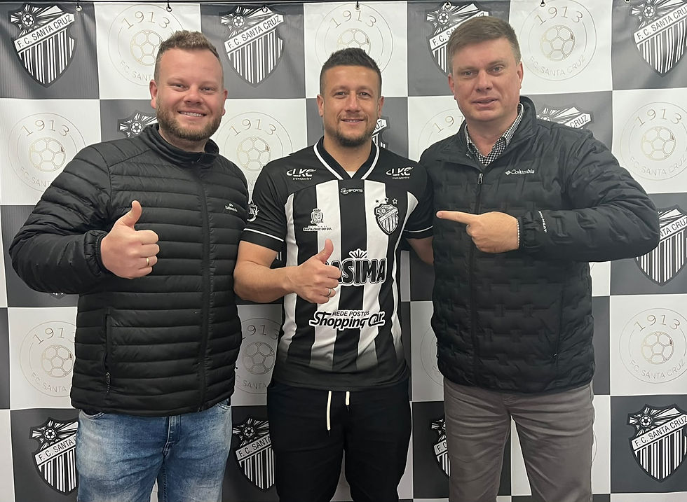 Santa Cruz anuncia retorno de volante para a disputa da Série A2 do Gauchão 2026