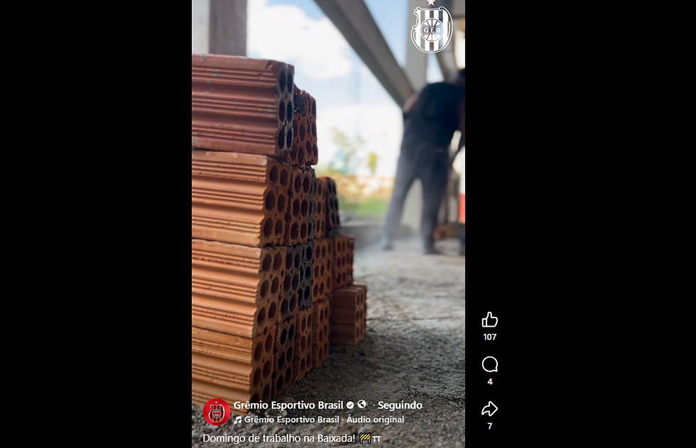 Brasil faz obra para liberar arquibancada e receber torcida do Inter na final da Recopa Gaúcha