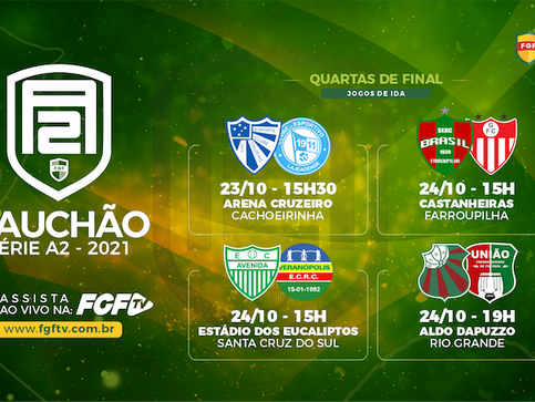 Dois jogos do mata-mata da Série A2 sofrem alterações